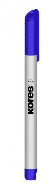 K-MARKER, Marker do białych tablic, cienka końcówka, niebieski