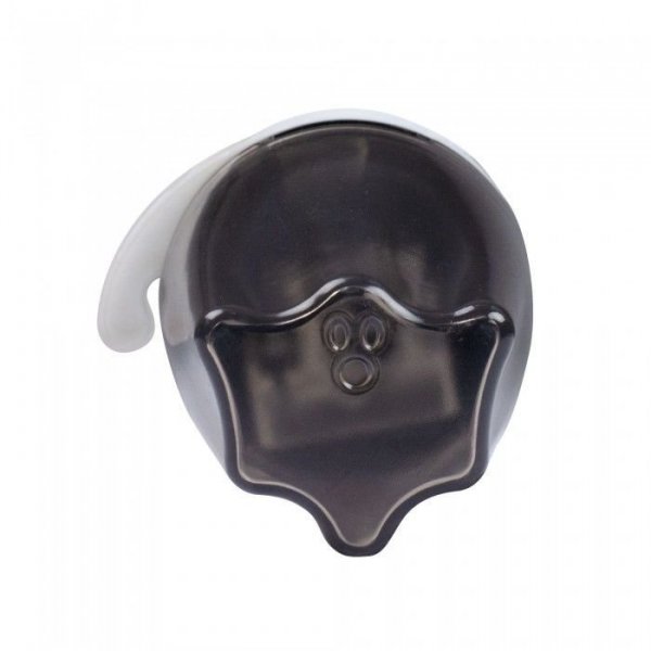 SPOOKY, dvojité plastové ořezávátko se zásobníkem, svítící, ve tvaru ducha