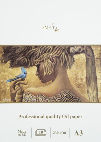 SMLT art Blok professional Oil, A3, 10 listů, 230g/m2