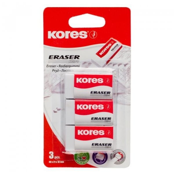 Gumka, KE-30, 40x21x10mm