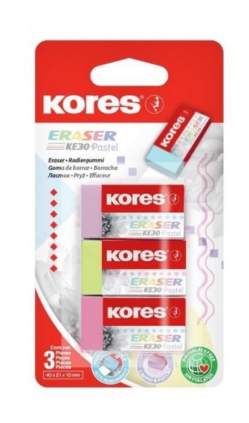 Gumka, KE-30, PASTEL  40x21x10mm