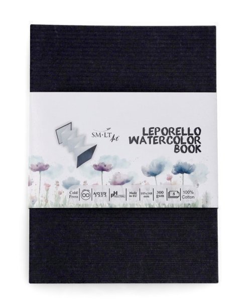 SMLT art Leporelo 105x148, akvarel, 300 g/m2, 8 listů