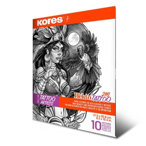 Tetovací papír 10 listů