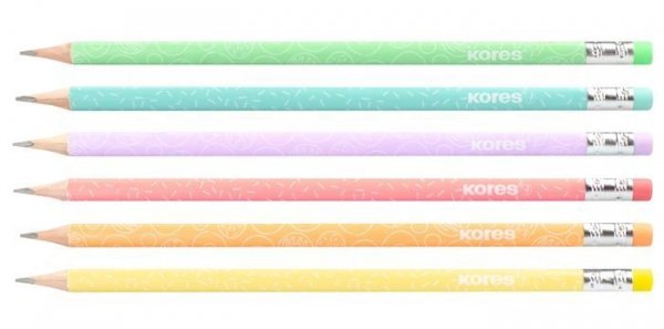 Kores Ołówek trójkątny Grafitos Style Pastel