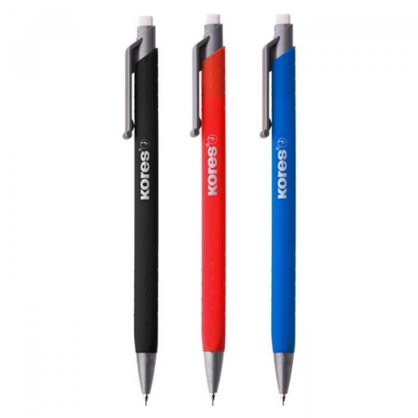 M2-OFFICE 0,5 mm, soft povrch, mix barev (černá, červená, modrá)