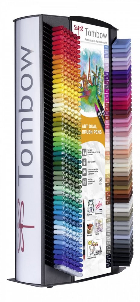Tombow Flamaster Brush pen ABT, 600 szt. set