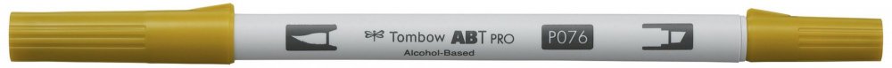 Tombow Flamaster Brush pen na bazie alkoholu ABT PRO green ochre
