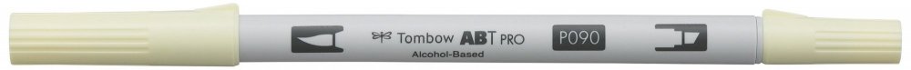 Tombow Flamaster Brush pen na bazie alkoholu ABT PRO lemon cream