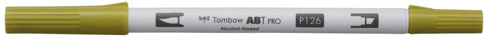 Tombow Flamaster Brush pen na bazie alkoholu ABT PRO light olive
