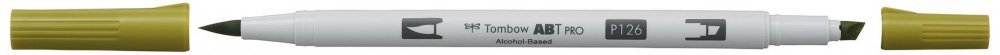 Tombow Flamaster Brush pen na bazie alkoholu ABT PRO light olive
