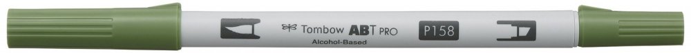 Tombow Flamaster Brush pen na bazie alkoholu ABT PRO dark olive