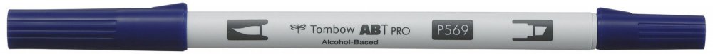 Tombow Flamaster Brush pen na bazie alkoholu ABT PRO jet blue