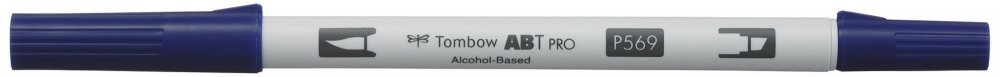 Tombow Flamaster Brush pen na bazie alkoholu ABT PRO jet blue
