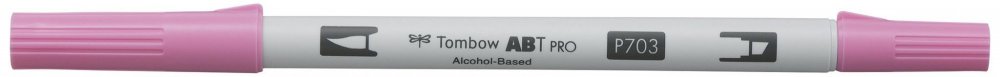 Tombow Flamaster Brush pen na bazie alkoholu ABT PRO pink rose