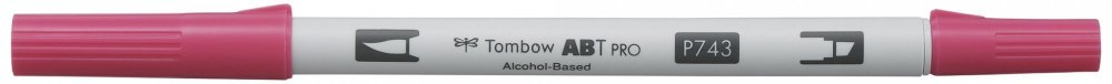 Tombow Flamaster Brush pen na bazie alkoholu ABT PRO hot pink