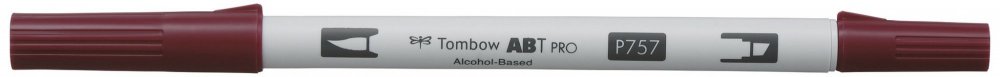 Tombow Flamaster Brush pen na bazie alkoholu ABT PRO port red
