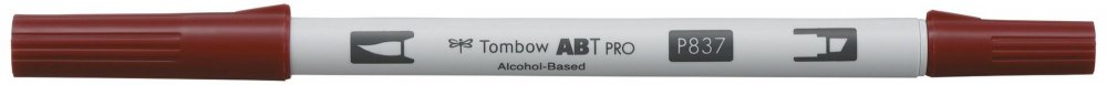 Tombow Flamaster Brush pen na bazie alkoholu ABT PRO wine red