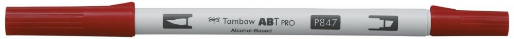 Tombow Flamaster Brush pen na bazie alkoholu ABT PRO crimson