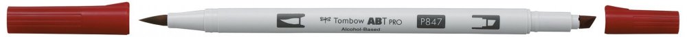 Tombow Flamaster Brush pen na bazie alkoholu ABT PRO crimson