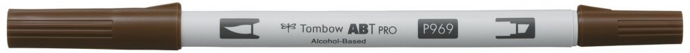 Tombow Flamaster Brush pen na bazie alkoholu ABT PRO chocolate