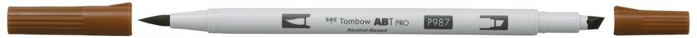 Tombow Flamaster Brush pen na bazie alkoholu ABT PRO bronze