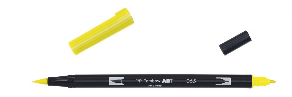 Tombow Flamaster Brush pen ABT, process yellow