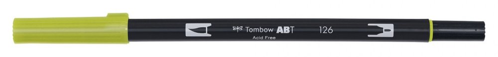 Tombow Flamaster Brush pen ABT, light olive
