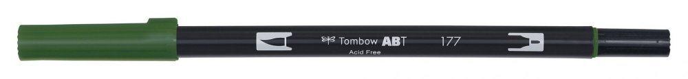 Tombow Flamaster Brush pen ABT, dark jade