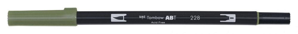 Tombow Flamaster Brush pen ABT, grey green