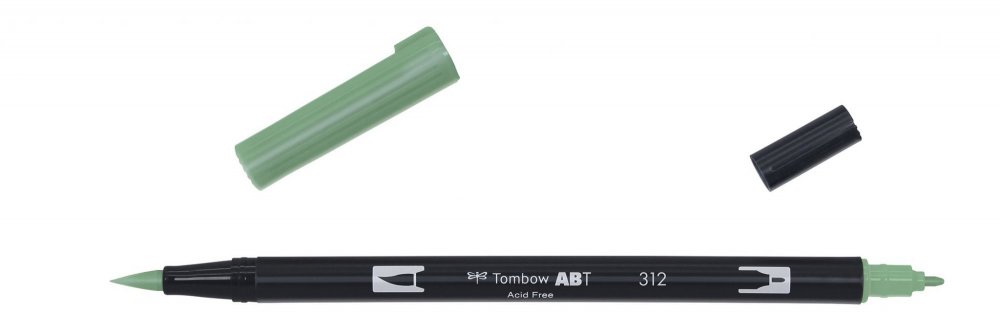 Tombow Flamaster Brush pen ABT, holly green
