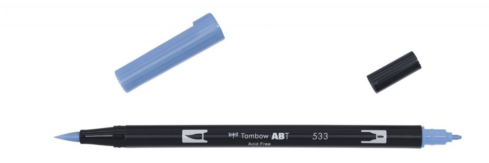 Tombow Flamaster Brush pen ABT, peacock blue