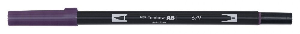Tombow Flamaster Brush pen ABT, dark plum