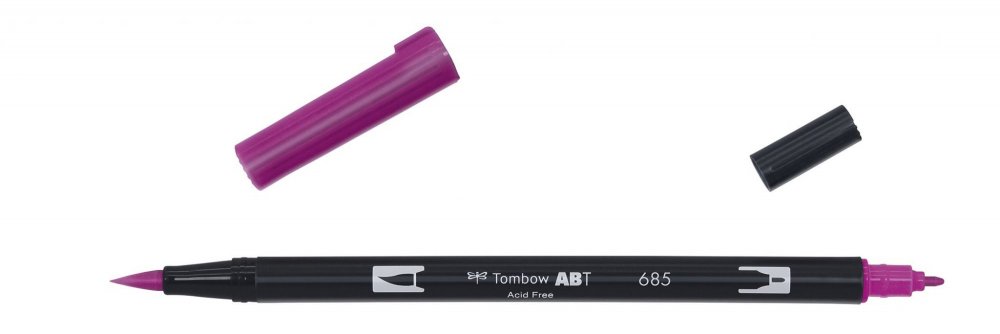 Tombow Flamaster Brush pen ABT, deep magenta