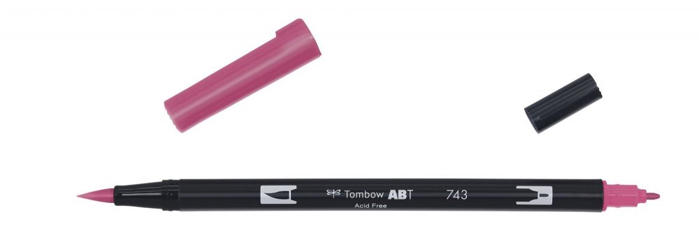 Tombow Flamaster Brush pen ABT, hot pink