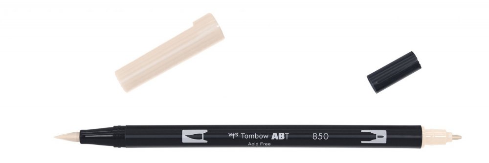 Tombow Flamaster Brush pen ABT, light apricot