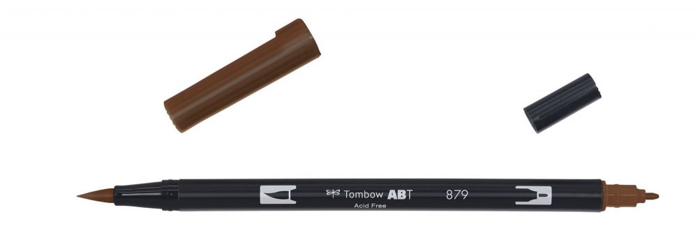Tombow Flamaster Brush pen ABT, brown