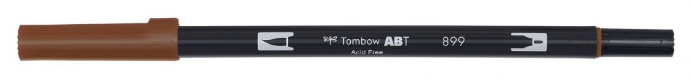 Tombow Flamaster Brush pen ABT, redwood