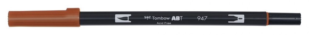 Tombow Flamaster Brush pen ABT, burnt sienna