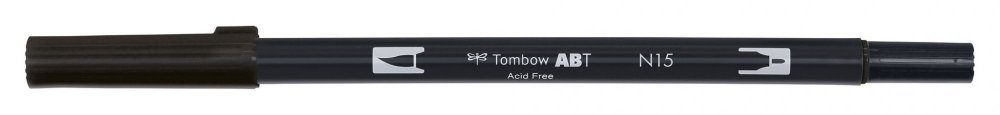 Tombow Flamaster Brush pen ABT, black