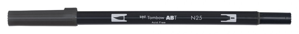 Tombow Flamaster Brush pen ABT, lamp black