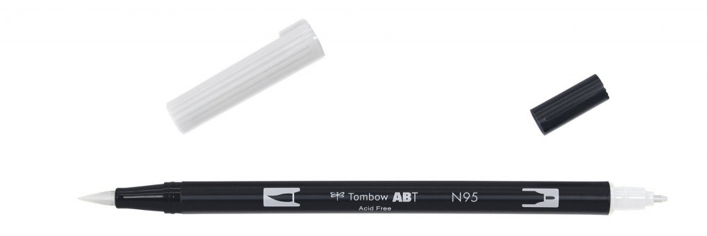 Tombow Flamaster Brush pen ABT – Gray colours, 6 szt.