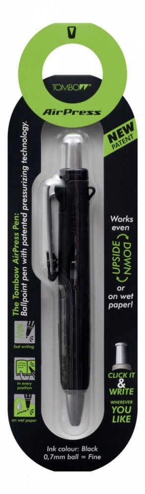 Tombow Długopis AirPress Pen, black