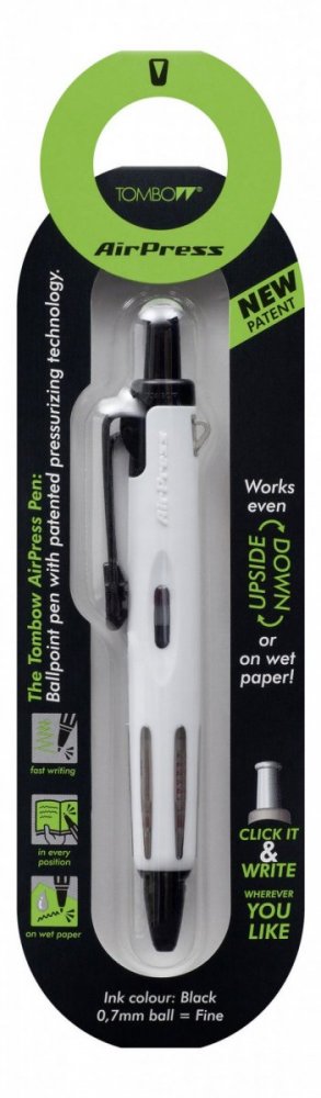 Tombow Długopis AirPress Pen, white