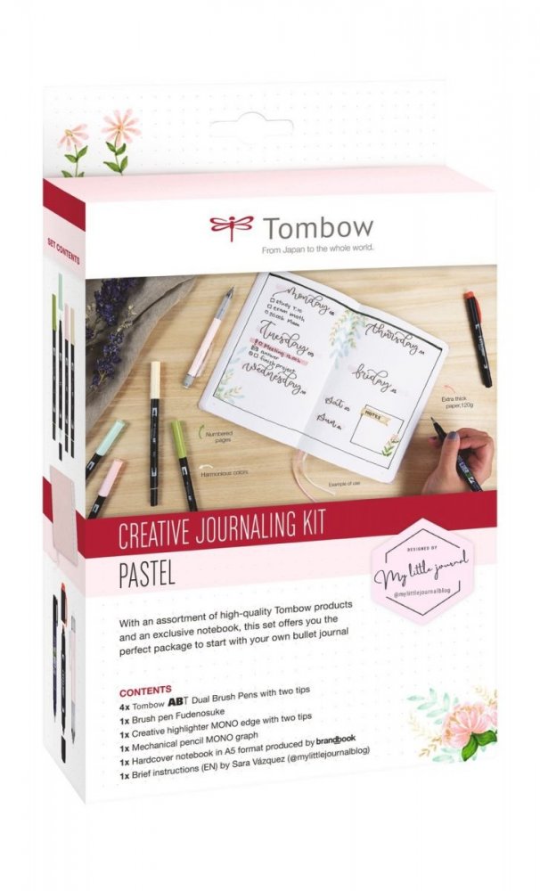 Tombow Zestaw Creative Journaling Kit Pastel