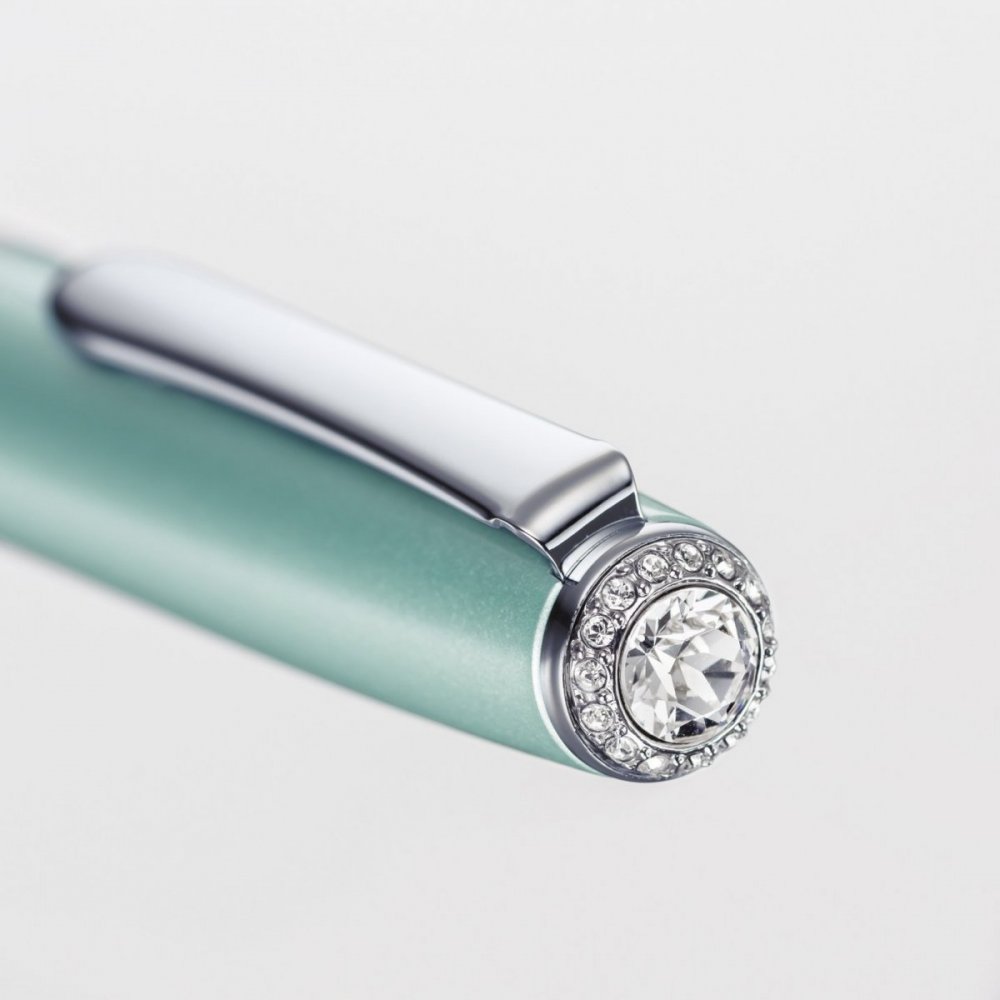 Tombow Pióro kulkowe ZOOM 505 Havanna SW, z kryształami Swarovski®