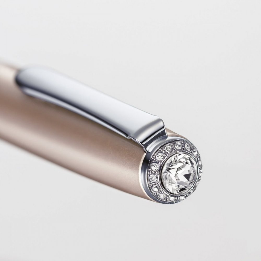 Tombow Pióro kulkowe ZOOM 505 Havanna SW, z kryształami Swarovski®
