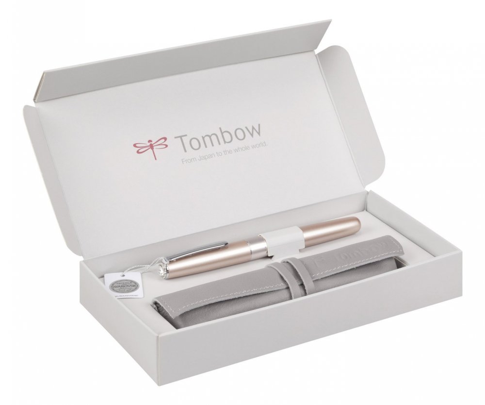 Tombow Pióro kulkowe ZOOM 505 Havanna SW, z kryształami Swarovski®