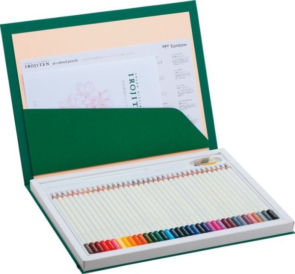 Tombow Kredki Irojiten 36szt + temperówka - zestaw upominkowy