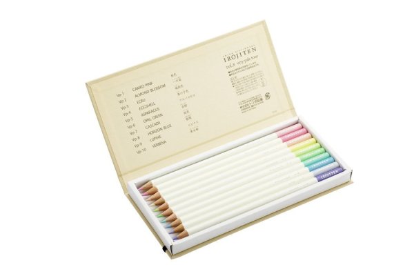 Tombow Zestaw kredek IROJITEN Volume 7: Very pale tone III, 10 sztuk