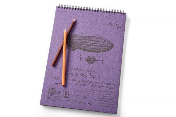 SMLT art Blok Authentic, Ingres, A4, 30 listů, 130g/m2, spirála